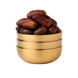 hot selling Triple Stack Golden Date Bowls Decorative Khajoor Container Set for Dry Fruits Eid Snacks & Gifting Ware - Product Image 1