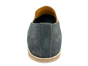 Dlords MU202 Mocassins noirs en PU à enfiler, bout rond, semelle intermédiaire en EVA, semelle extérieure en caoutchouc, doublure en maille respirante, décontractés toutes saisons - Product Image 5