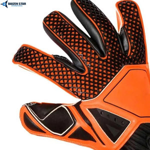 Gants de gardien de but de football professionnels, paume en latex de 4 mm, forte adhérence, antidérapants, pour les matchs - Product Image 2