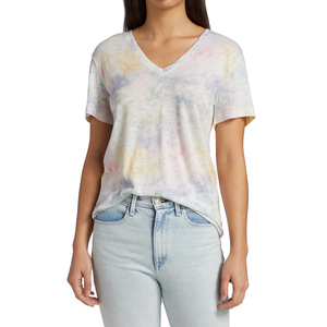 T-shirt tie-dye pour femme, vêtement d'extérieur décontracté et respirant, dernière mode, très demandé, de bonne qualité et à prix raisonnable. - Product Image 3