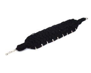 กำไลข้อมือถักแบบมาคราเม่ประดับเพชรพร้อมสายต่อสำหรับผู้หญิง - Product Image 6