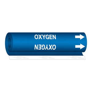 Marcador de Tuberías Flexible de Alto Rendimiento Brady OXYGEN para Tuberías Industriales y de Laboratorio - Product Image 1