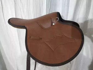 Selle d'équitation en cuir PU pour saut d'obstacles, selle d'exercice pour chevaux, selle de course de haute qualité sur mesure - Product Image 1
