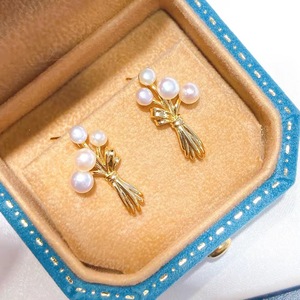 Pendientes de Perlas de Agua Dulce Vintage con Agujas de Plata, Estilo Pastoral Fresco, Joyería Duradera y Atemporal - Product Image 3