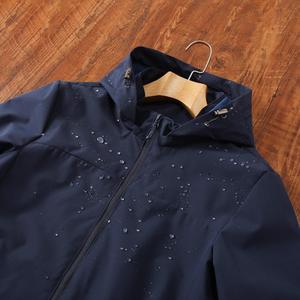 Veste Softshell imperméable de haute qualité 100% polyester, veste imperméable avec poches zippées - Product Image 5