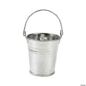 Cubos de metal galvanizado mini al por mayor con asas para recuerdos de fiestas, decoración de jardín y organización del hogar al precio más bajo - Product Image 1