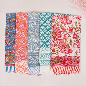 Foulard carré unisexe en coton multicolore style bohème, bandana multi-usage, bracelet, accessoire pour cheveux, doux pour la peau, idéal pour sac - Product Image 3