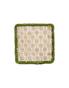 Premium Modern Hand Woven Raffia Coaster Set Square <b>Cup</b> Holder <b>Mats</b> Handmade Rustic Luxury Stylish Farmhouse Table Accessories - Product Image 1
