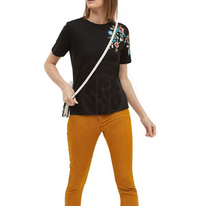 Camisetas de Mujer de Alta Comodidad, Camisetas de Algodón Suave para Mujer, Ropa Casual Cómoda, Camisetas Modernas de Algodón para Mujer - Product Image 2