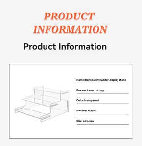 Exhibidor Acrílico Transparente de 3 Niveles, Ecológico y Moderno, para Pasteles y Postres, Ideal para Panaderías, Cafeterías y Mostradores de Venta - Product Image 3