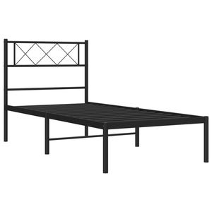 โครงเตียงเหล็กเคลือบผงสีดำทนทานแบบคู่ - Product Image 5