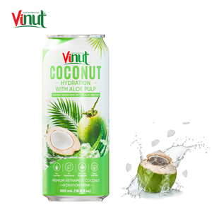 Free Sample Coconut Water Flavored for 500ml Can Isotonic Electrolyte <b>Beverage</b> Private Label Factory Wholesale Price - Product Image 1