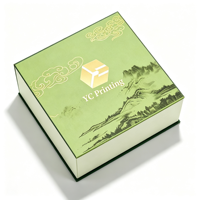 Boîte en papier rigide de luxe personnalisée, recyclable, avec logo, faite à la main, pour cosmétiques, parfums, bijoux, emballages cadeaux magnétiques