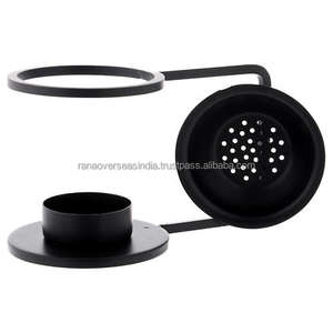 Quemador de Incienso de Hierro Negro de 10 cm (4 Pulgadas) con Carbón Aromático de Sándalo y Agarwood para Otoño, Primavera y Verano - Product Image 3