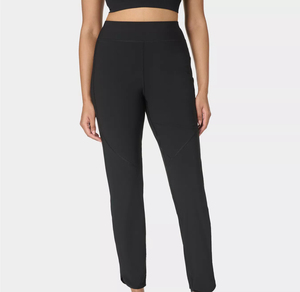 Pantalones Deportivos de Cintura Alta para Mujer, de Color Sólido, con Bolsillos, Nueva Colección, Alta Calidad - Product Image 3