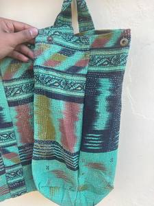 Bolso Tote Acolchado Vintage de Color Sólido Ligero al por Mayor con Forro de Algodón Suave, Bolso de Hombro de Algodón de Gran Capacidad para Mujer - Product Image 3