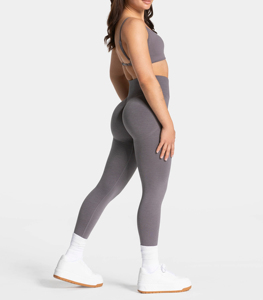 Women Scrunch <b>Leggings</b> High Waist Tummy Control Butt <b>Shaping</b> Four Way Stretch Squat Proof Athletic Workout Training Apparel - Product Image 2