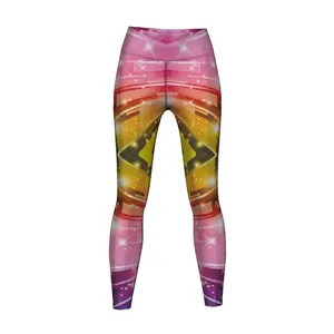 <b>Yoga</b> <b>Leggings</b> for Workout Gym Wear Tummy Control Compression Pants High Waist Active Stretch Elastic Waist, <b>Yoga</b> <b>Leggings</b> - Product Image 3