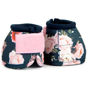 Botas de Protección para Caballos de Alta Calidad, Botas de Campana para Caballos con Hermoso Diseño Estampado, Ideales para Montar, Gran Agarre - Product Image 1