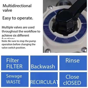 Válvula Multipuerto MICPOOLSPA MIC-01 para Filtro de Arena de <span class=keywords><strong>Piscina</strong></span> Enterrada de Fibra de Vidrio, Manómetro de Presión de Aire/Aceite de Acero Inoxidable, Fácil de Usar - Product Image 3