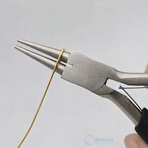 Alicates de Punta Redonda para Joyería, Herramienta de Precisión para Enhebrar Alambre, Acero Inoxidable, Mandíbula Lisa, Herramienta para Abalorios, Agarre Duradero - Product Image 4