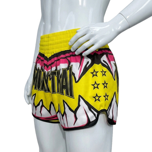 Pantalones Cortos de Muay Thai para Hombre ODM Pro Fighter - Equipo de Kickboxing Ligero con Logotipo Personalizado - Product Image 2