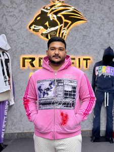 เสื้อฮู้ดดี้ผ้าฝ้าย 100% พิมพ์ลาย DTG คุณภาพสูง แบบสั่งทำพิเศษ ทรงเฟรนช์เทอร์รี่ หนานุ่ม สีซีดแบบซันเฟด ล้างสีแบบแอซิดวอช สำหรับผู้ชาย มีซิป - Product Image 1