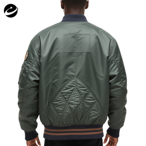 Personalized Streetwear <b>Lightweight</b> Flight <b>Jacket</b> - Custom <b>Men</b>’s Bomber <b>Jacket</b> 100% Breathable Cotton - Product Image 6