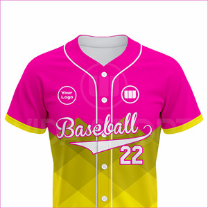 ชุดยูนิฟอร์มเบสบอลแบบกำหนดเองของ Wida Sports น้ำหนักเบา ระบายอากาศได้ดี แห้งเร็ว ผลิตด้วยเทคนิค Sublimation สำหรับทีม  ผู้ผลิต OEM - Product Image 4