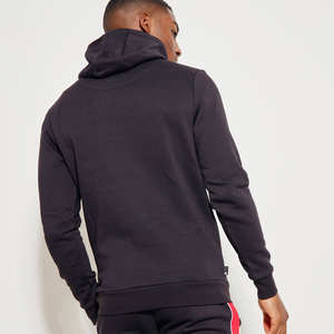 Sudadera con capucha de lana de invierno de ajuste regular para hombre personalizada al por mayor con logotipo bordado 100% algodón peso pesado 550GSM - Product Image 5