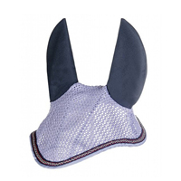 Bonnet anti-mouches en maille crochetée de qualité supérieure pour chevaux de dressage, cavaliers de saut d'obstacles et chevaux d'équitation