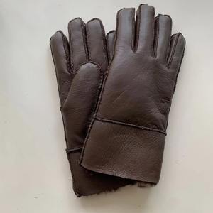 Gants d'hiver pour femmes en cuir de mouton véritable respirant, longueur poignet, pour usage quotidien professionnel, cyclisme, design tendance - Product Image 5