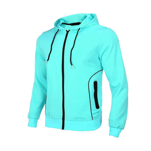 Ensemble de survêtement confortable 100% coton pour homme, veste et pantalon de sport, ensemble de survêtement pour homme, veste et pantalon d'entraînement pour la salle de sport, ensemble de vêtements de sport - Product Image 1