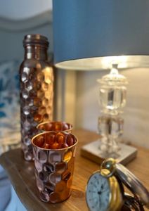 <b>Copper</b> Hydration <b>Bottle</b> for Gym Fitness Yoga Lifestyle <b>Drinking</b> <b>Bottle</b> for Healthy Daily Water Intake - Product Image 5