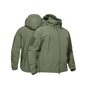 Men's Waterproof Softshell <b>Jacket</b> Windproof <b>Fleece</b> <b>Lined</b> Outdoor Adventure Hiking <b>Jacket</b> Custom Made - Product Image 1
