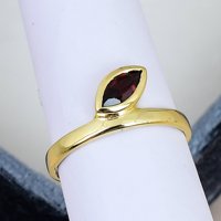 Bague en Améthyste Taille Coussin en Argent Sterling 925 Massif Plaqué Or, Bande Fine Classique pour Femme, Bague d'Anniversaire, Bijoux en Gros