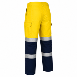 High Quality Men Hi Vis Reflective <b>Cargo</b> <b>Pants</b> Utility Pocket Heavy Duty Workwear Trousers Custom High Visibility <b>Work</b> <b>Pants</b> - Product Image 6