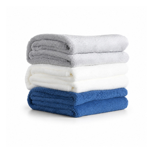Serviettes de bain, de visage et de cheveux Carari Plus en polyester/nylon de couleur unie à séchage rapide - Product Image 1