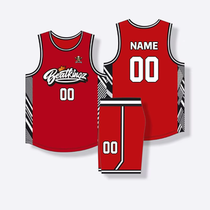 Basketball Uniform Basketball Jersey Sports Suit Custom Top Quality Printed Logo Name <b>Men</b> Youth Jersey Basketball Uniforms - Product Image 3
