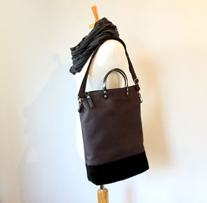 Sac fourre-tout en cuir et toile vintage, sac à bandoulière brodé, imperméable, pour voyage, travail, shopping, grande capacité, durable - Product Image 2