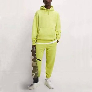 Ensemble de survêtement d'hiver pour homme, deux pièces, à capuche, épais, style décontracté, pour le sport, la course et le streetwear - Product Image 6