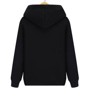Sudadera con Capucha Negra para Hombre, Ligera, Informal, de Manga Larga, con Cordón Ajustable y Bolsillo Canguro - Product Image 3