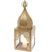 Lanterne marocaine de qualité export, tour à bougies, décoration pour la célébration de l'Aïd, style minaret, durable, écologique, lavable, personnalisable