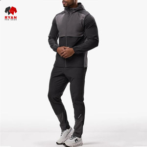 Survêtements respirants personnalisés Ryan Pro Gear pour hommes avec logo sur mesure, design ODM, vêtements décontractés - Product Image 1
