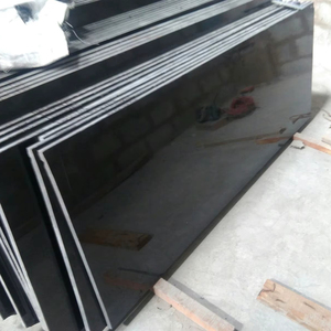 Stonemines Absolute Black <b>Granite</b> Slabs Top Grade Eco-Friendly Hotel Building Facade Modern Design Polished Big-Sized Rajasthan - Product Image 1