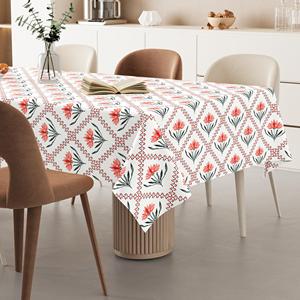 Mantel de Algodón Estampado Personalizado, Mantel Resistente para Mesa de Comedor, Fabricante de Textiles para el Hogar - Product Image 3