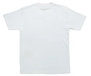 批发优质男士素色t恤白色t恤定制印花白色男士t恤空白超大夏季t恤