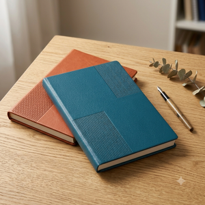 Aurelux PU Leather Hardcover <b>A5</b> Premium Notebook Multicolor Business Journal Office <b>Diary</b> with Custom Logo Printing 80 GSM - Product Image 6