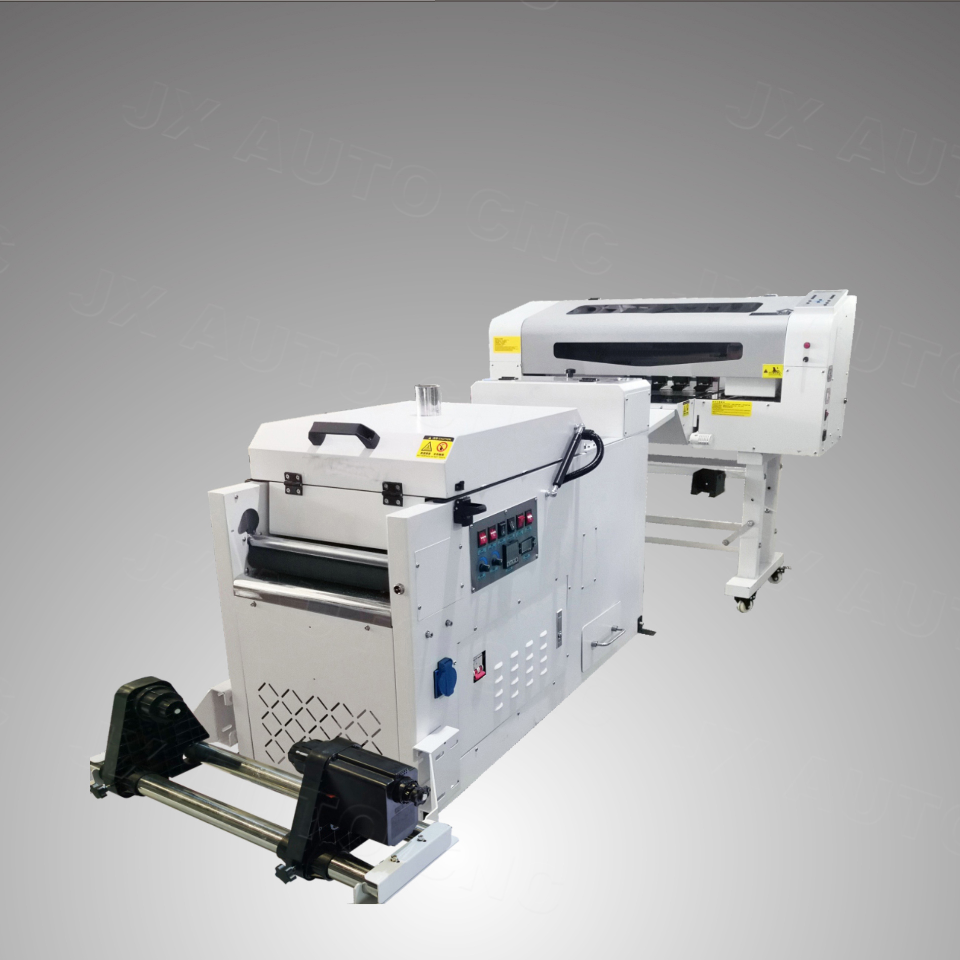 JX AUTO CNC прямой переход на пленку DTF принтер с двумя JX600 печатающих головок для одежды печать этикеток