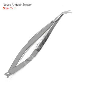 Ciseaux chirurgicaux ophtalmiques Castroviejo Noyes à lame angulaire, réutilisables, pour la dissection et la suture, instruments dentaires et chirurgicaux - Product Image 4